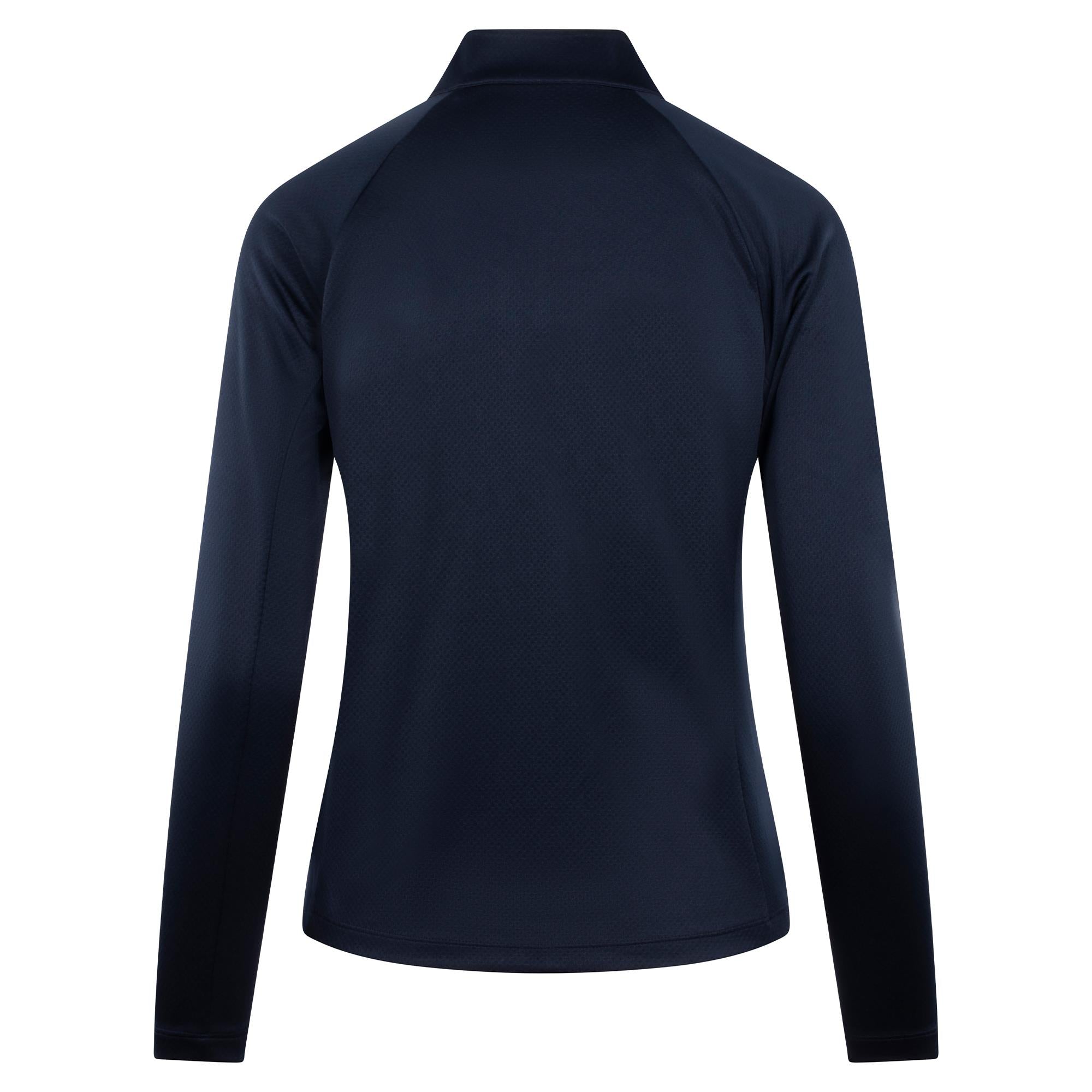 Puma Lightweight Full Zip Ladies Knitted Golf Jacket Navy